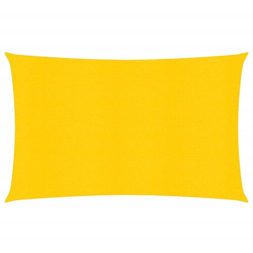 The Living Store Senčno jadro 160 g/m&amp;sup2; pravokotno rumeno 4x6 m HDPE - Jadro Za Senco, (21494687) Slike