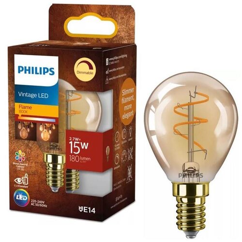 Philips led prigu&scaron;iva sijalica vintage  P45 E14/2,7W/230V 1800K Cene