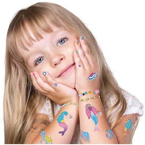  Naljepnice za nokte i tattoo - Morska Sirena D2 Slike