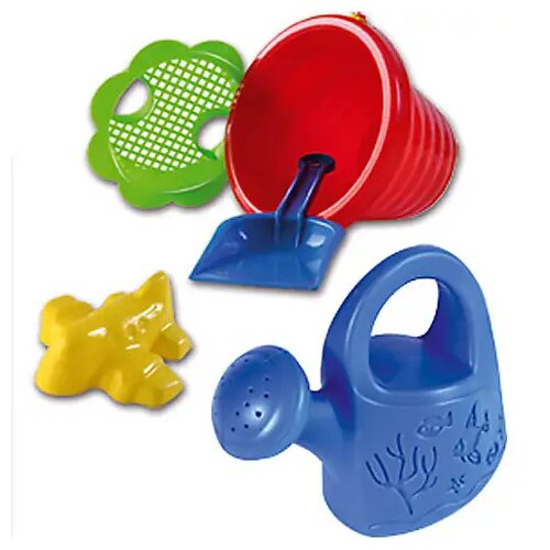 Mađarski proizvođač 5-delni komplet za pesek z valovitim vedrom - D-Toys Cene