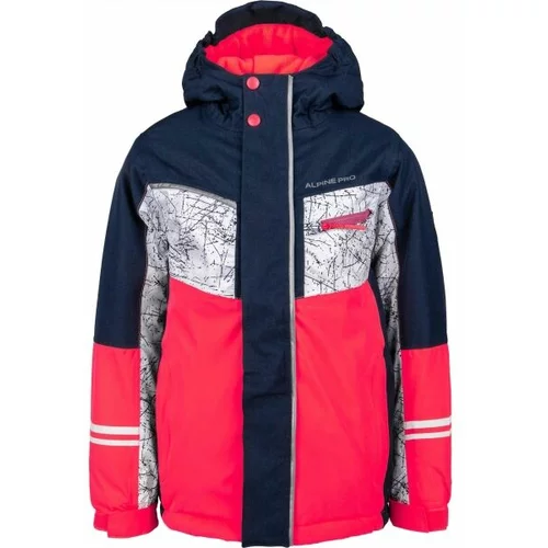 Alpine pro JONO Skijaška jakna za djevojčice, ružičasta, veličina
