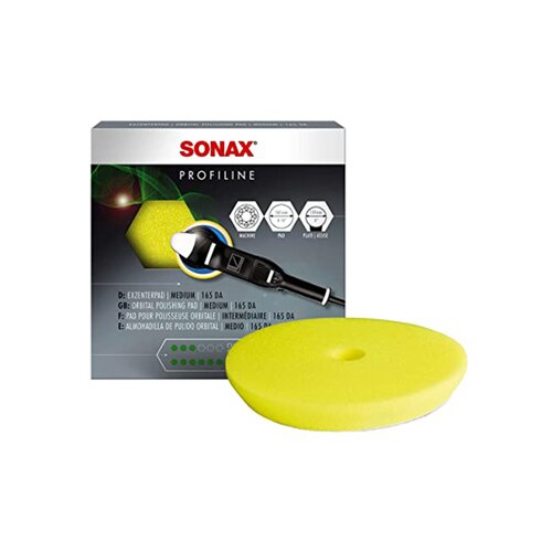 Sonax profiline sunđer za poliranje 165mm žuti Slike