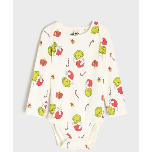 Sinsay Bodi od organskog pamuka s printom Grinch Slike