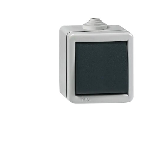 Olimp Sport Prekidač jednopolni instalacioni og metalni ip54 10a 250v sivi aling Cene