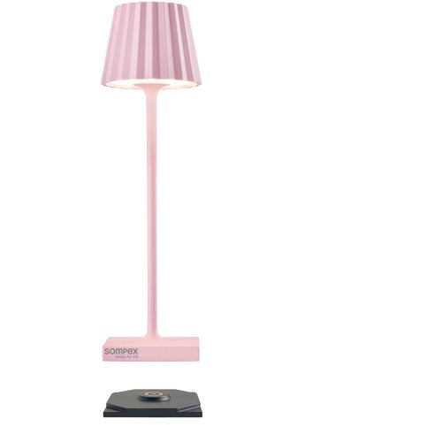 Sompex TROLL NANO brezžična namizna svetilka - roza Cene