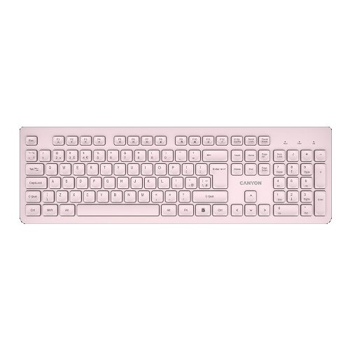 Canyon keyboard HKB-W01 UK/US AAA Wireless Beige ( CNS-HKBW01BG ) Slike