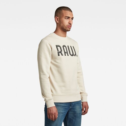 G-star Sweatshirt - G-star RAW Ashor sweat r white Cene