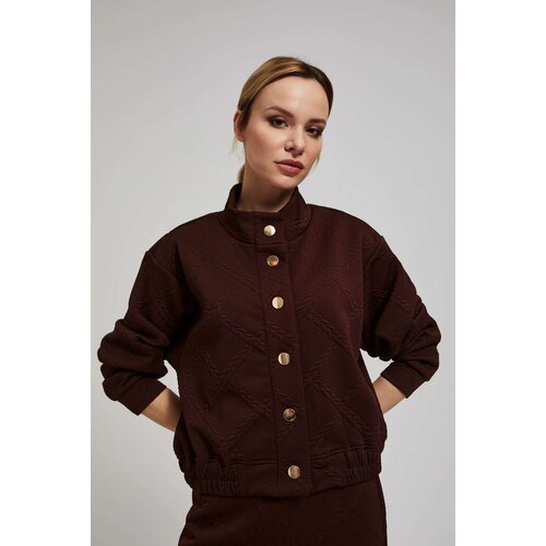 Moodo Sweatshirt with decorative buttons Slike