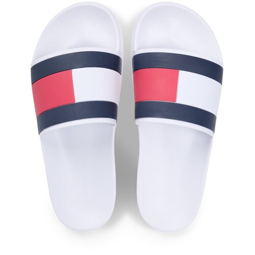 Tommy Hilfiger Nizki natikači mornarska / rdeča / bela Slike