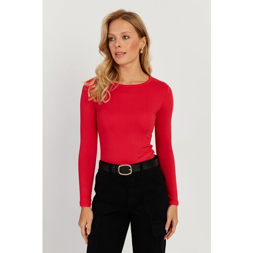 Cool & Sexy Women's Red Blouse Cene