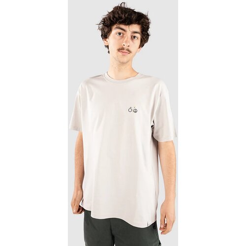 Iriedaily Peaceride Emb T-shirt cloud grey Cene