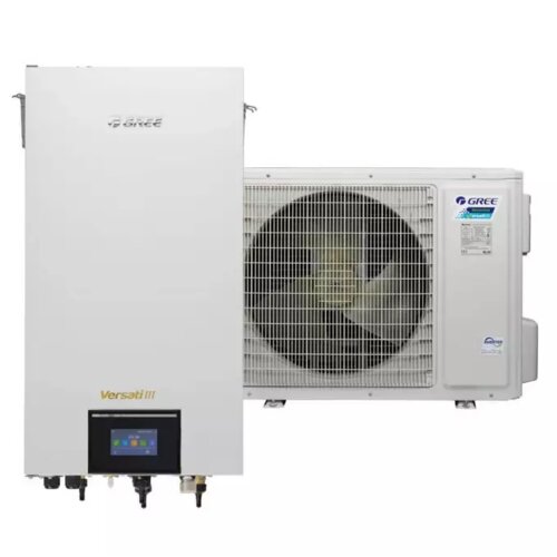 Gree Toplotna črpalka VERSAI III split GRS-CQ16. 0Pd/NhH-M(O/I) &amp;ndash; 15,7 kW z ločenim 200l bojlerjem in montažo - Slike