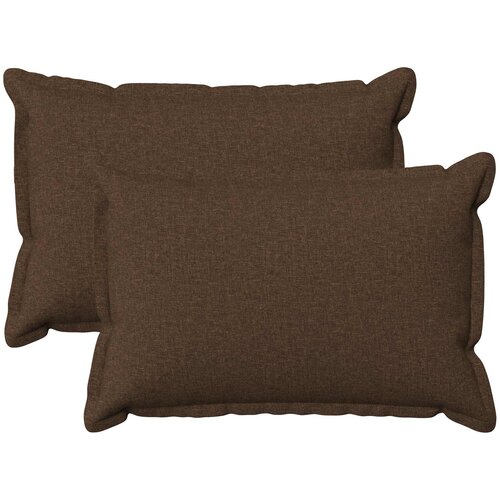  Presvlaka za jastuk 2 pcs HOUTEN Smeđa 40 x 60 cm Umjetni lan Slike