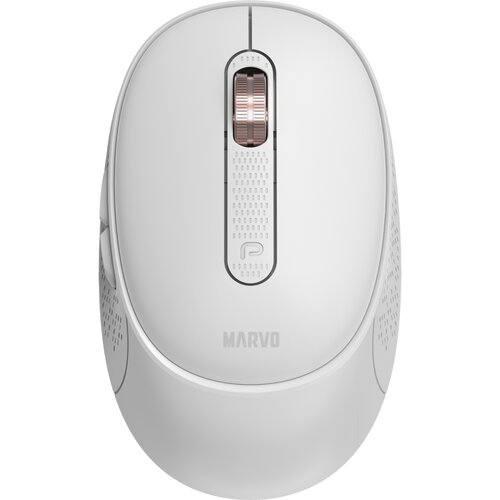 Marvo Office WM111 brezžična pisarni&scaron;ka mi&scaron;ka bele barve Cene