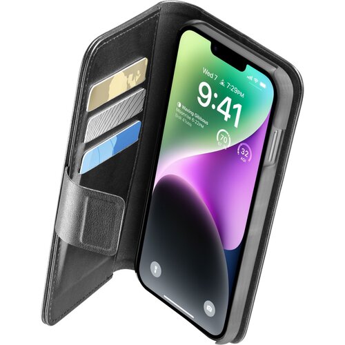 Cellular Line KNJIGA AGENDA iPhone14 crna Slike