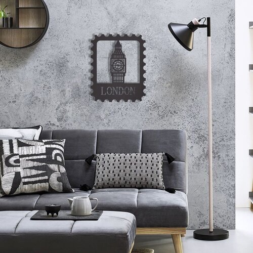 Wallity Zidna dekoracija London Stamp, Crna Slike