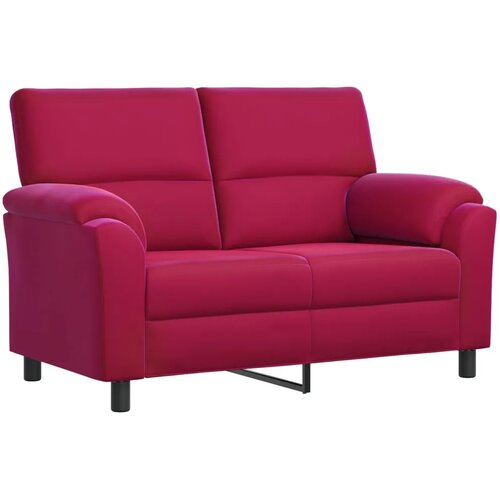  Set sofe 2 pcs Vinska crvena Bar&amp;scaron;un - boja crnog vina 1-Sjedalo + 2-Sjedalo (120 cm) Slike