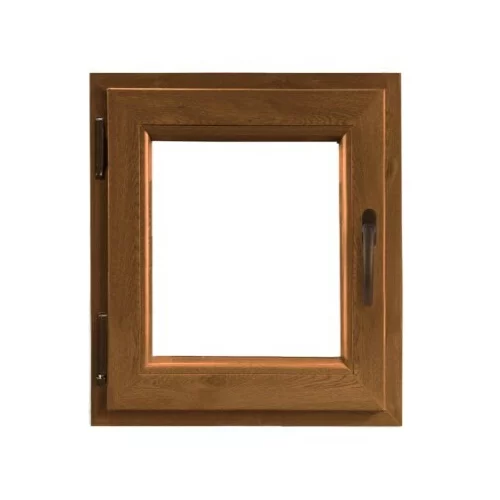  Okno (600 x 600 mm, PVC, leva, trojna zasteklitev, brez kljuke)