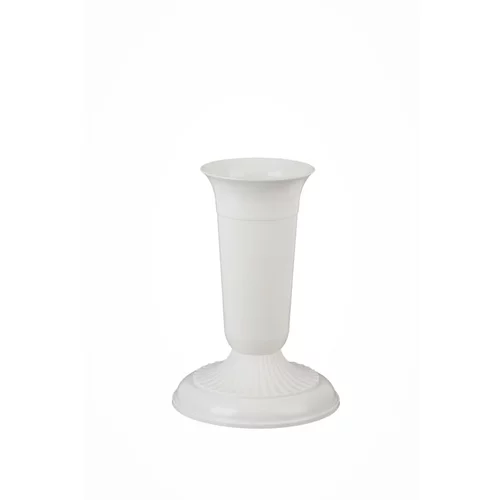  nadgrobna vaza sa podloškom (sive boje, plastika)