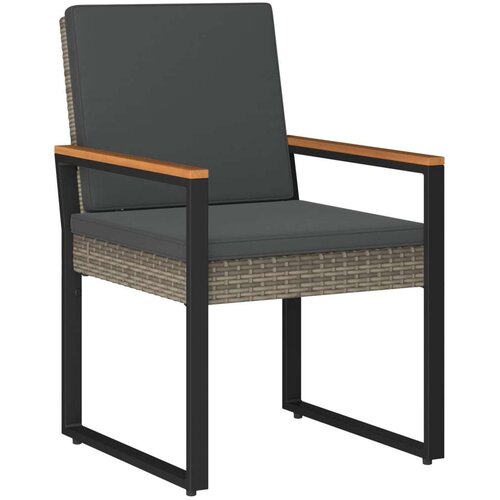  Set vanjskog namje&amp;scaron;taja 4 pcs Siva i tamno siva poliratan Slike