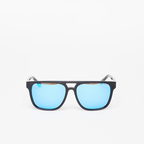 Horsefeathers Trigger Sunglasses Brushed Black/Mirror Blue Cene