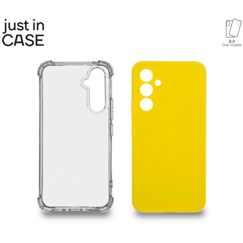 Just In Case 2u1 Extra case MIX paket maski za telefon ŽUTI za A54 5G Slike