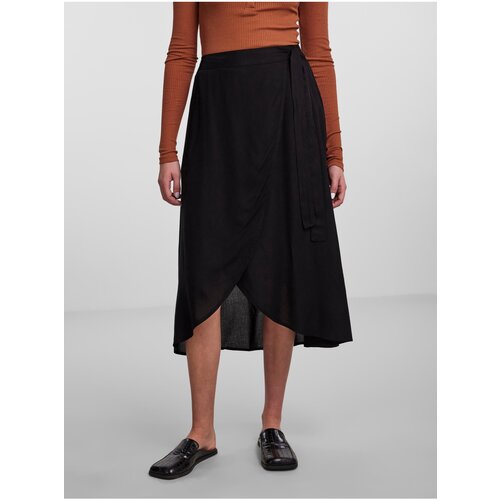 Pieces Black Women's Wrap Skirt Tala - Women's Slike