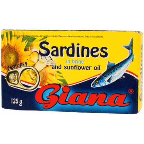 Giana sardine u suncokretovom ulju 125g Cene