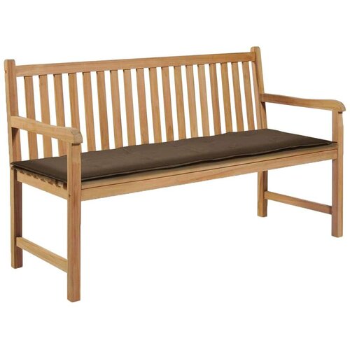  Jastuk za vrtnu klupu smeđesivi 150 x 50 x 3 cm tkanina Oxford Cijene