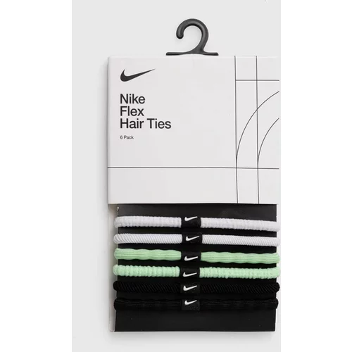 Nike Elastike za lase 6-pack črna barva