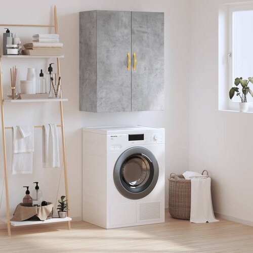 vidaXL Stenska omarica betonsko siva 69,5x34x90 cm Cene