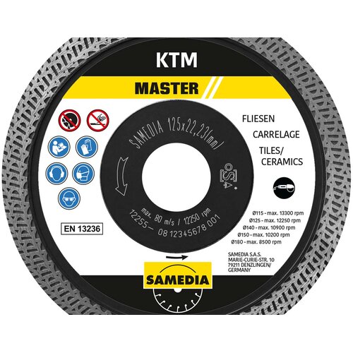 Samedia MASTER KTM Dijamantska ploča turbo Slike