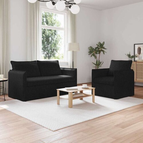 SOFA 140cm 2 pcs Crna Metal Cijene