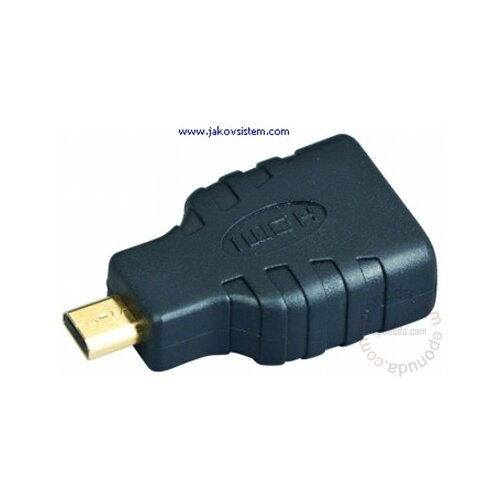 Gembird A-HDMI-FD Micro HDMI male to HDMI female adapter adapter Slike