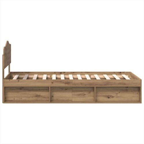  Okvir za krevet Umjetnička hrastovina 90 x 200 cm Slike