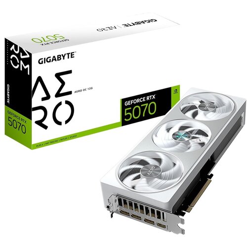 Gigabyte 5070 Aero OC 12GB12GB GDDR7, 192-bit,3x DP, 1x HDMI Slike
