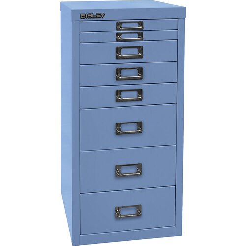 BISLEY Predalnik MultiDrawer™, serija 29, DIN A4, 8 predalov, moder Cene