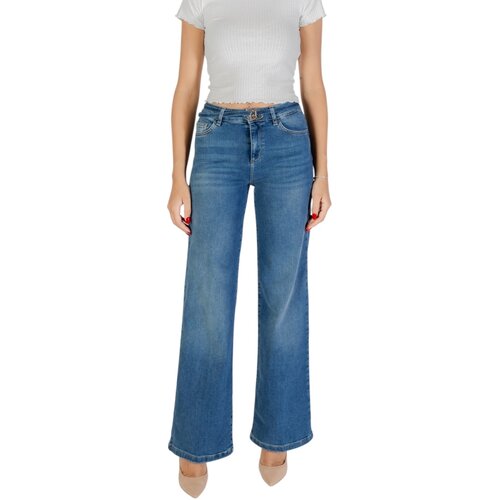 Liu Jo Kavbojke bootcut B.UP GOOD FLARE H.W. UF5100 D0264 Modra Slike