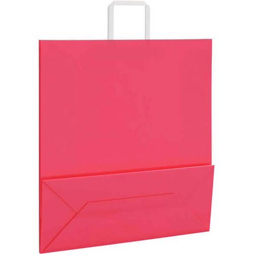  Papirnate vrečke 250 kosov z ročaji roza 45x17x48 cm, (5000160921) Slike