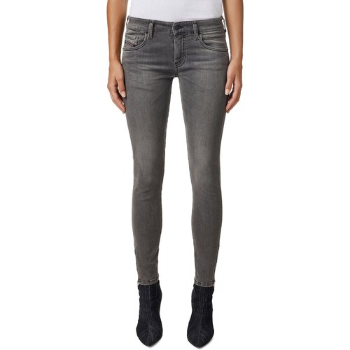 Diesel Jeans - SLANDYLOWZIP L.32 TROUSERS grey Slike