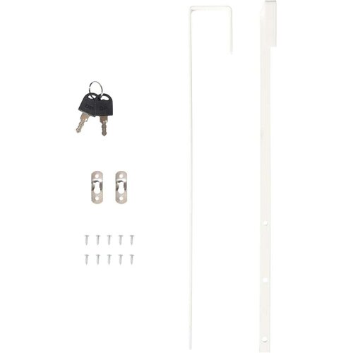 VidaXL Zidni ormarić za nakit s ogledalom crni 30 x 8 5 x 90 cm Slike