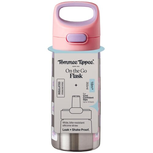 Tommee Tippee lonček s slamico, On the Go, 18m+, 355ml,GRL Slike