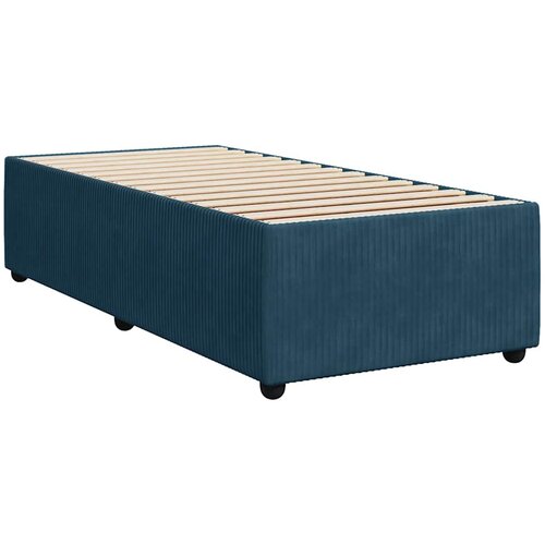 Box spring krevet s madracem plavi 100x200 cm bar&amp;scaron;unasti Slike