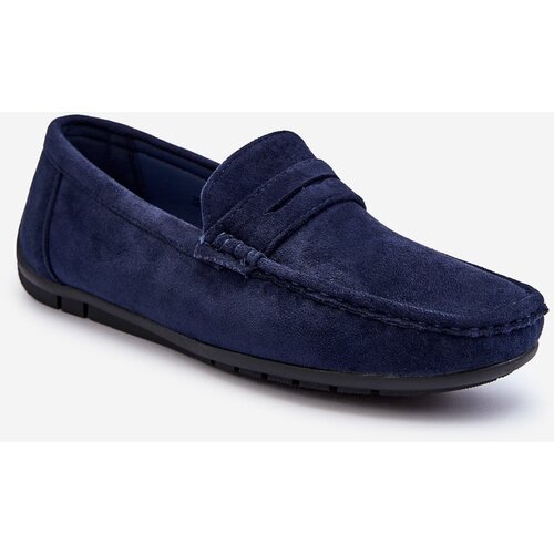 Boto marka niezdefiniowana Men's Suede Moccasins Dark Blue Wesley Cijene