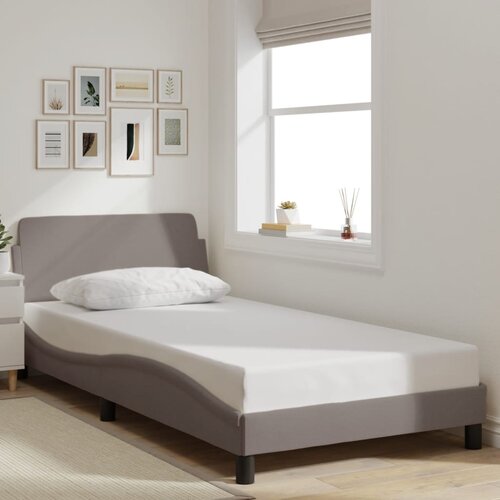 Furnova Posteljni okvir brez vzmetnice taupe 100x200 cm blago, (21936712) Slike