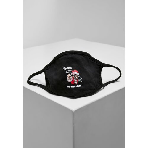 Urban Classics Ugly Santa Face Mask Black Slike