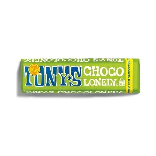 Tony&amp;#039;s Chocolonely Temna čokolada 51% mandlji morska sol - 47 g Slike
