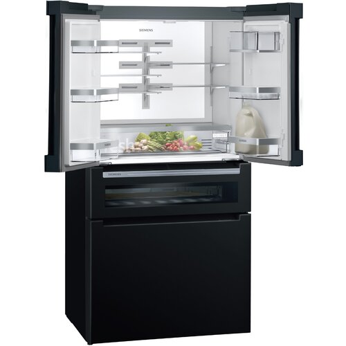 Siemens KF96RSBEA side-by-side refrigerator Freestanding 572 L Black Cijene
