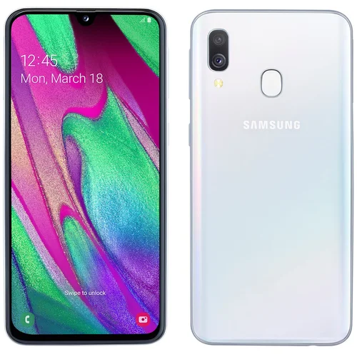 Samsung Obnovljeno - znaki rabe - Galaxy A40 bel 64 GB 4 GB ram dual sim - vidne oznake uporabe obnovljeno, (21561701)