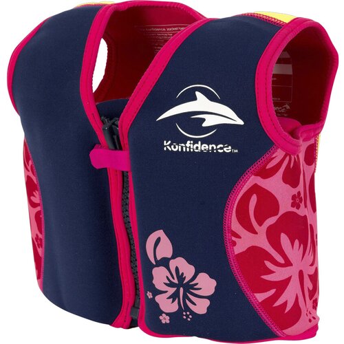 KONFIDENCE PLAVALNA OPREMA ZA OTROKE OTRO&amp;Scaron;KI PLAVALNI JOPIČ NAVY HIBISCUS 1.5- 3 L Slike